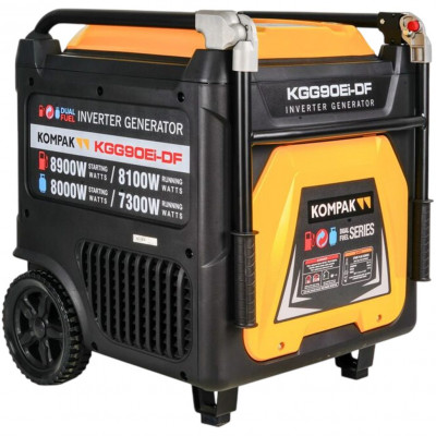 Инверторный газово-бензиновый генератор Kompak KGG90Ei-DF 8.1/8.9 кВт