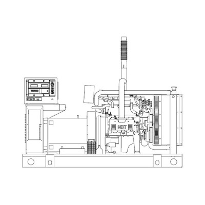 Газовий трифазний генератор з водяним охолодженням 28 кВт GENERAC SG 028 Газовий трифазний генератор з водяним охолодженням 28 кВт GENERAC SG 028