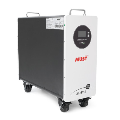 Аккумуляторная батарея Must LiFePO4 LP21-48300 51.2V 300Ah 15,36KWh BMS200A@16S, CAN2&RS232&RS485,WI-FI,IP21