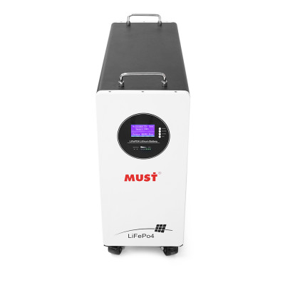 Акумуляторна батарея Must LiFePO4 LP21-48300 51.2V 300Ah 15,36KWh BMS200A@16S, CAN2&RS232&RS485,WI-FI,IP21 6000 cycles 733*260*635mm, 120KG