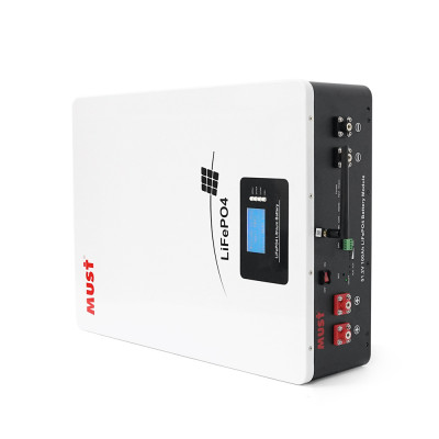 Акумуляторна батарея Must LiFePO4 LP16-48100 51.2V 100Ah, 5,12kWh, BMS100A@16S, CAN2.0/RS232/RS485, 6000 cycles, 625x442x177,44kg