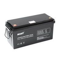 Аккумуляторная батарея Must LiFePO4 LP15-12200 12,8V 200Ah, 2,56kWh, BMS100A@4S, 6000 cycles, 502x185x243, 23kg Аккумуляторная батарея Must LiFePO4 LP15-12200 12,8V 200Ah, 2,56kWh, BMS100A@4S, 6000 cycles, 502x185x243, 23kg