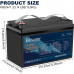 Аккумуляторная батарея HS-12,8V100Ah Binager (LiFePO4 12,8V 100Ah 1280Wh)
