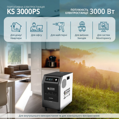 Портативна електростанція KS 3000PS Портативна електростанція KS 3000PS
