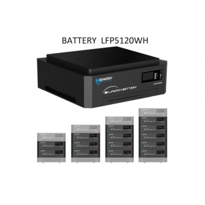 Акумулятор для накопичення енергії GENERGY LFP-5120W 5120 Вт Акумулятор для накопичення енергії GENERGY LFP-5120W 5120 Вт