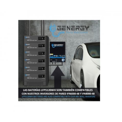 Акумулятор для накопичення енергії GENERGY LFP-5120W 5120 Вт Акумулятор для накопичення енергії GENERGY LFP-5120W 5120 Вт