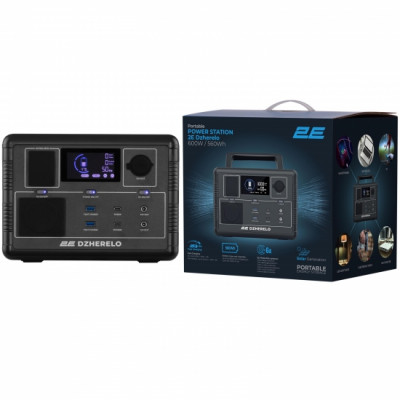 Портативна електростанція 2Е Dzherelo, 600 Вт, 560 Вт/год, швидка зарядка (2E-PPS06056)