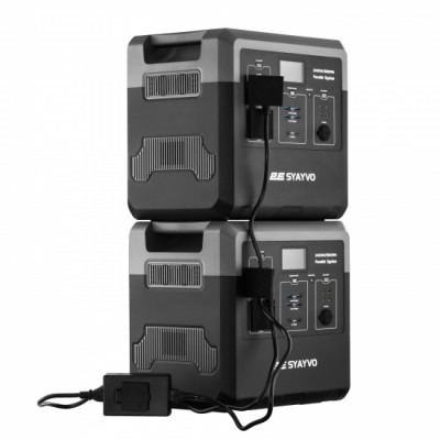 Портативна електростанція 2Е Syayvo 2400 Вт, 2560 Вт/год, WiFi/BT, паралельне підключення, швидка зарядка (2E-PPS24256) Портативна електростанція 2Е Syayvo 2400 Вт, 2560 Вт/год, WiFi/BT, паралельне підключення, швидка зарядка (2E-PPS24256)