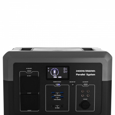 Портативна електростанція 2Е Syayvo 2400 Вт, 2560 Вт/год, WiFi/BT, паралельне підключення, швидка зарядка (2E-PPS24256) Портативна електростанція 2Е Syayvo 2400 Вт, 2560 Вт/год, WiFi/BT, паралельне підключення, швидка зарядка (2E-PPS24256)