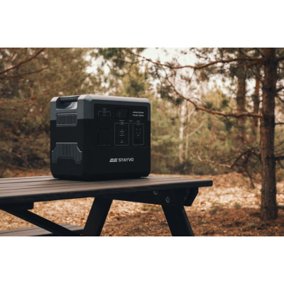 Портативна електростанція 2Е Syayvo 2400 Вт, 2560 Вт/год, WiFi/BT, паралельне підключення, швидка зарядка (2E-PPS24256) Портативна електростанція 2Е Syayvo 2400 Вт, 2560 Вт/год, WiFi/BT, паралельне підключення, швидка зарядка (2E-PPS24256)