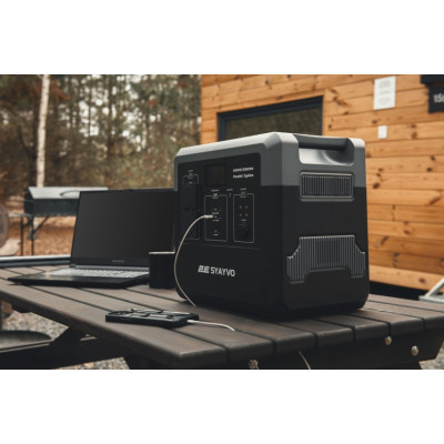 Портативна електростанція 2Е Syayvo 2400 Вт, 2560 Вт/год, WiFi/BT, паралельне підключення, швидка зарядка (2E-PPS24256) Портативна електростанція 2Е Syayvo 2400 Вт, 2560 Вт/год, WiFi/BT, паралельне підключення, швидка зарядка (2E-PPS24256)