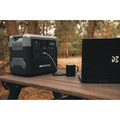 Портативна електростанція 2Е Syayvo 2400 Вт, 2560 Вт/год, WiFi/BT, паралельне підключення, швидка зарядка (2E-PPS24256) Портативна електростанція 2Е Syayvo 2400 Вт, 2560 Вт/год, WiFi/BT, паралельне підключення, швидка зарядка (2E-PPS24256)