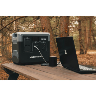 Портативна електростанція 2Е Syayvo 2400 Вт, 2560 Вт/год, WiFi/BT, паралельне підключення, швидка зарядка (2E-PPS24256) Портативна електростанція 2Е Syayvo 2400 Вт, 2560 Вт/год, WiFi/BT, паралельне підключення, швидка зарядка (2E-PPS24256)