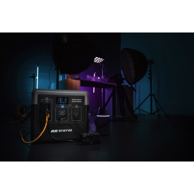 Портативна електростанція 2Е Syayvo 2400 Вт, 2560 Вт/год, WiFi/BT, паралельне підключення, швидка зарядка (2E-PPS24256) Портативна електростанція 2Е Syayvo 2400 Вт, 2560 Вт/год, WiFi/BT, паралельне підключення, швидка зарядка (2E-PPS24256)