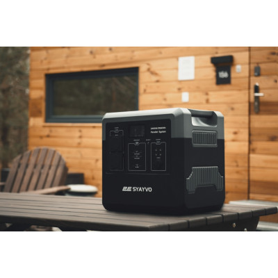 Портативна електростанція 2Е Syayvo 2400 Вт, 2560 Вт/год, WiFi/BT, паралельне підключення, швидка зарядка (2E-PPS24256) Портативна електростанція 2Е Syayvo 2400 Вт, 2560 Вт/год, WiFi/BT, паралельне підключення, швидка зарядка (2E-PPS24256)