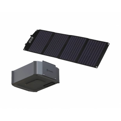 Комплект Батарея розширення ємності Segway CUBE BTX-1000, 1024 Вт/год, 51.2В, IP56, швидкий монтаж + портативна сонячна панель 120 Вт (AA.13.04.02.0002-SET120)