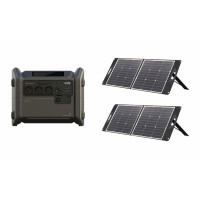 Комплект Портативна електростанція Segway CUBE 1000, 2584 Вт заг (R-Drive 4400 Вт), 1024 Вт/год, IPX3, BT, розширення ємності, швидка зарядка + портативна сонячна Комплект Портативна електростанція Segway CUBE 1000, 2584 Вт заг (R-Drive 4400 Вт), 1024 Вт/год, IPX3, BT, розширення ємності, швидка зарядка + портативна сонячна