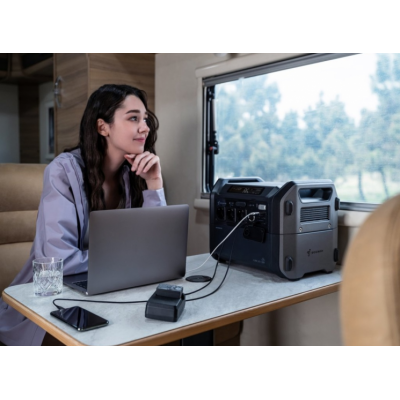 Комплект Портативна електростанція Segway CUBE 1000, 2584 Вт заг (R-Drive 4400 Вт), 1024 Вт/год, IPX3, BT, розширення ємності, швидка зарядка + портативна сонячна Комплект Портативна електростанція Segway CUBE 1000, 2584 Вт заг (R-Drive 4400 Вт), 1024 Вт/год, IPX3, BT, розширення ємності, швидка зарядка + портативна сонячна