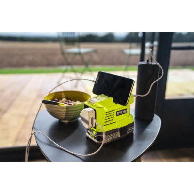 Інвертор напруги акумуляторний Ryobi ONE+ RY18BI150A-0 18В 150/300Вт розетка 1х220В рознім 2хUSB 0.3кг без АКБ та ЗП (5133004895) Інвертор напруги акумуляторний Ryobi ONE+ RY18BI150A-0 18В 150/300Вт розетка 1х220В рознім 2хUSB 0.3кг без АКБ та ЗП (5133004895)