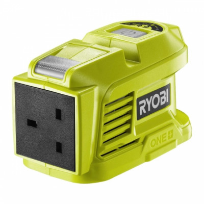 Інвертор напруги акумуляторний Ryobi ONE+ RY18BI150A-0 18В 150/300Вт розетка 1х220В рознім 2хUSB 0.3кг без АКБ та ЗП (5133004895) Інвертор напруги акумуляторний Ryobi ONE+ RY18BI150A-0 18В 150/300Вт розетка 1х220В рознім 2хUSB 0.3кг без АКБ та ЗП (5133004895)
