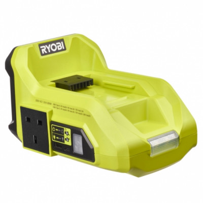 Інвертор напруги акумуляторний Ryobi Max Power RY36BI300A-0 36В 300/500Вт розетка 1х220В роз'єм 1хUSB 1хType-C 0.85кг без АКБ та ЗП (5133004893) Інвертор напруги акумуляторний Ryobi Max Power RY36BI300A-0 36В 300/500Вт розетка 1х220В роз'єм 1хUSB 1хType-C 0.85кг без АКБ та ЗП (5133004893)