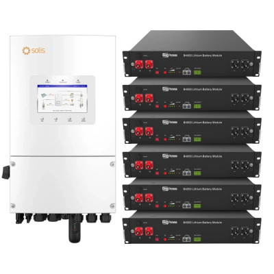 Система зберігання енергії Solis S6-EH1P8K-L-PLUS-LDY14.4K1-LFP 8kW 14.4kWh 6BAT LiFePO4 6000 циклів