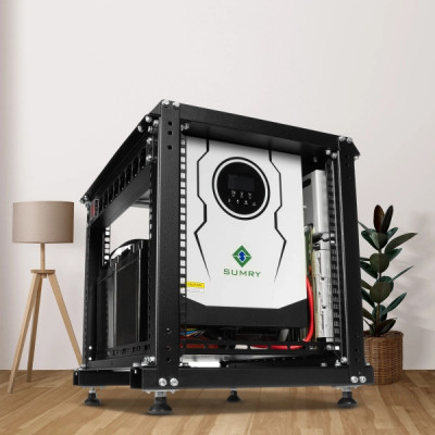 Система зберігання енергії SUMRY SM-2200H-12-2PW2.5K-LFP-RACK 1.8kW 2.5kWh 2BAT LiFePO4 4000 циклів