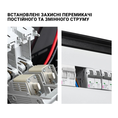 Система зберігання енергії SUMRY SM-2200H-12-2PW2.5K-LFP-RACK 1.8kW 2.5kWh 2BAT LiFePO4 4000 циклів