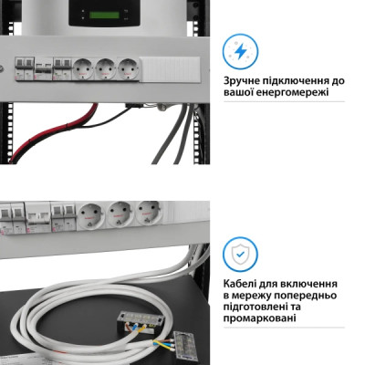 Система зберігання енергії Solarverse SVR32-1AF6K1-LDY14.4K1-0 6kW 14.4kWh 6BAT LiFePO4 6000 циклів