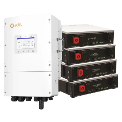 Система зберігання енергії Solis S6-EH3P15K-L-LDY20.48K1-LFP 15kW 20.48kWh 4BAT LiFePO4 6000 циклів