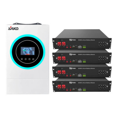 Система зберігання енергії SAKO SUNON6.2K-LDY9.6K1-LFP 6.2kW 9.6kWh 4BAT LiFePO4 6000 циклів