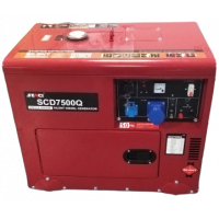 Дизельный SCD 7500Q генератор SENCI max 5.5 кВт в шумозащитном кожухе Дизельный SCD 7500Q генератор SENCI max 5.5 кВт в шумозащитном кожухе