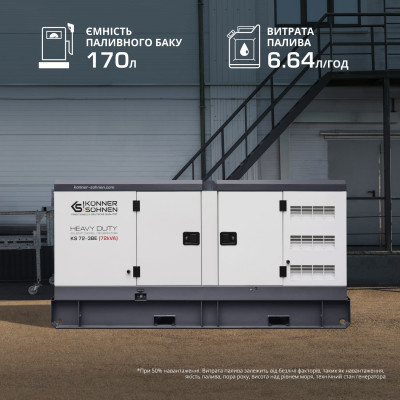 Дизельная трехфазная электростанция KS 72-3BE