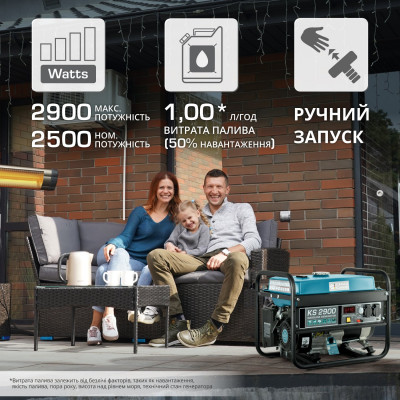 Бензиновый генератор "Könner & Söhnen" KS 2900