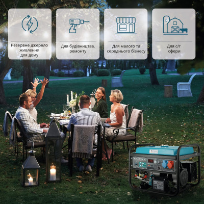 Бензиновый генератор "Könner & Söhnen" KS 7000E 1/3 Бензиновый генератор "Könner & Söhnen" KS 7000E 1/3