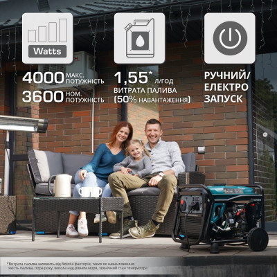 Инверторный генератор KS 4100iE Инверторный генератор KS 4100iE