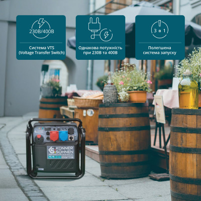 Инверторный генератор KS 8100iE 1/3 ATSR Инверторный генератор KS 8100iE 1/3 ATSR