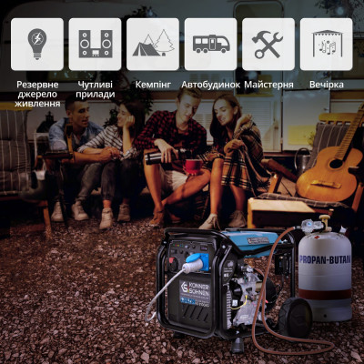 Инверторный газобензиновый генератор KS 8100iEG Инверторный газобензиновый генератор KS 8100iEG