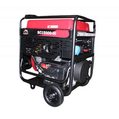 Генераторная установка SC15000-III 1ф 12 кВт, эл.старт, бак-45л, кнопка Генераторная установка SC15000-III 1ф 12 кВт, эл.старт, бак-45л, кнопка