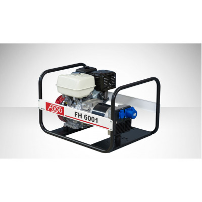 Генераторная установка FH6001 (F00169557) 1ф-5,6кВт, двигатель Honda, бак-6,1л, руч.