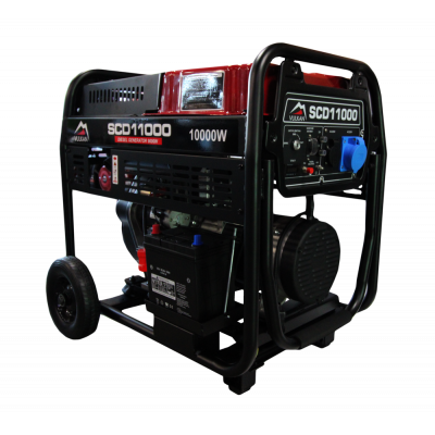 Генераторная установка SCD11000 дизель 1ф 9кВт эл.старт, 18л, колеса Генераторная установка SCD11000 дизель 1ф 9кВт эл.старт, 18л, колеса