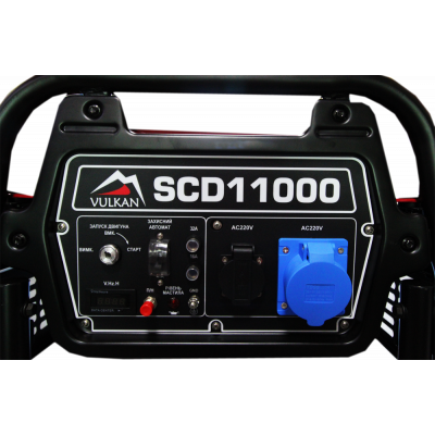 Генераторная установка SCD11000 дизель 1ф 9кВт эл.старт, 18л, колеса Генераторная установка SCD11000 дизель 1ф 9кВт эл.старт, 18л, колеса