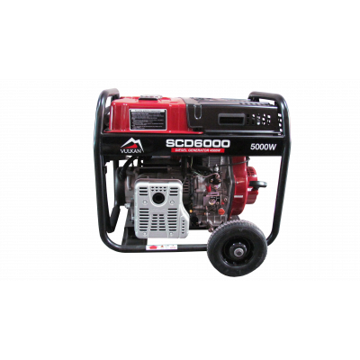 Генераторная установка SCD6000 дизель 1ф 4,5кВт эл.старт, 18л, колеса Генераторная установка SCD6000 дизель 1ф 4,5кВт эл.старт, 18л, колеса