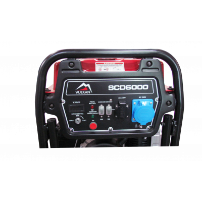 Генераторная установка SCD6000 дизель 1ф 4,5кВт эл.старт, 18л, колеса Генераторная установка SCD6000 дизель 1ф 4,5кВт эл.старт, 18л, колеса