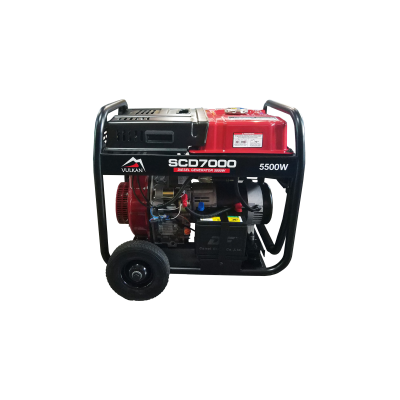 Генераторная установка SCD7000 дизель 3ф 5,0кВт эл.старт, бак18л, колеса