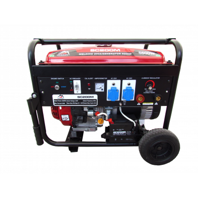 Аппарат дуговой сварки с генераторной установкой SC200M-II 5кВт, 180А/26,8В бак 25л, электростарт Аппарат дуговой сварки с генераторной установкой SC200M-II 5кВт, 180А/26,8В бак 25л, электростарт