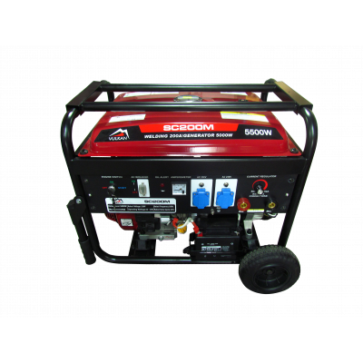 Аппарат дуговой сварки с генераторной установкой SC200M-II 5кВт, 180А/26,8В бак 25л, электростарт Аппарат дуговой сварки с генераторной установкой SC200M-II 5кВт, 180А/26,8В бак 25л, электростарт