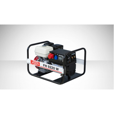 Аппарат дуговой сварки с генераторной установкой FH9220W 3ф-7,8кВА/1ф-4,0кВт, свар.стр-220А, двигатель.Honda-GX390, бак 6,2л Аппарат дуговой сварки с генераторной установкой FH9220W 3ф-7,8кВА/1ф-4,0кВт, свар.стр-220А, двигатель.Honda-GX390, бак 6,2л