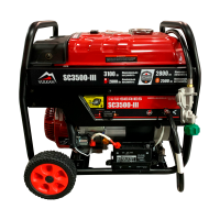 Генераторна установка SC3500-III (бензин/газ) 1ф 2,8кВт/2,3кВт, ручн.старт/електростарт, бак-15л