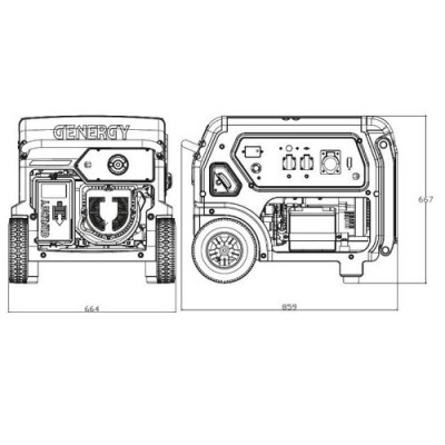 Генератор бензиновый GENERGY FORMIGAL 7 кВт